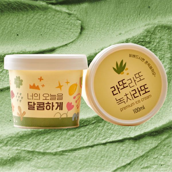 녹차맛 젤라또 아이스크림 다이어트 저칼로리 젤라또 10개 20개 - 상품 이미지