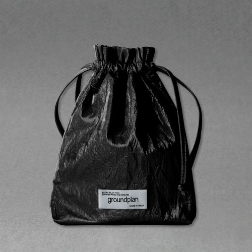 그라운드플랜 크로스백 BLACK - 메인 이미지