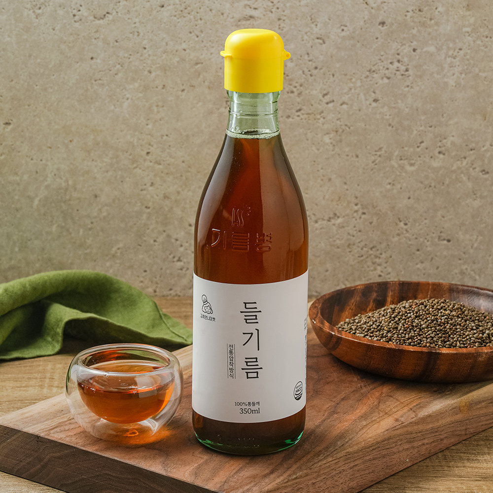 통들깨 저온압착 들기름 김씨언니마켓 350ml, 1개