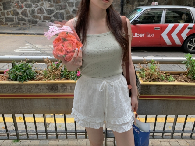 💕URBANE MADE💕 큐피드 펀칭 크롭 아일렛 가디건 세트 (3c) 상세 이미지 131