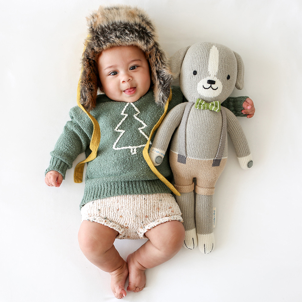 [N배송]커들앤카인드 리틀 노아 독 핸드메이드 애착인형 아기 출산 임신 선물