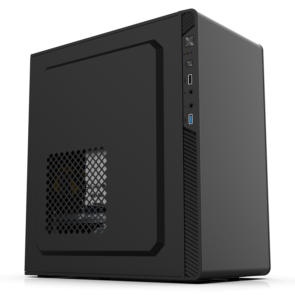 마이크로닉스 COOLMAX HEAVEN Black 미니타워 PC 케이스