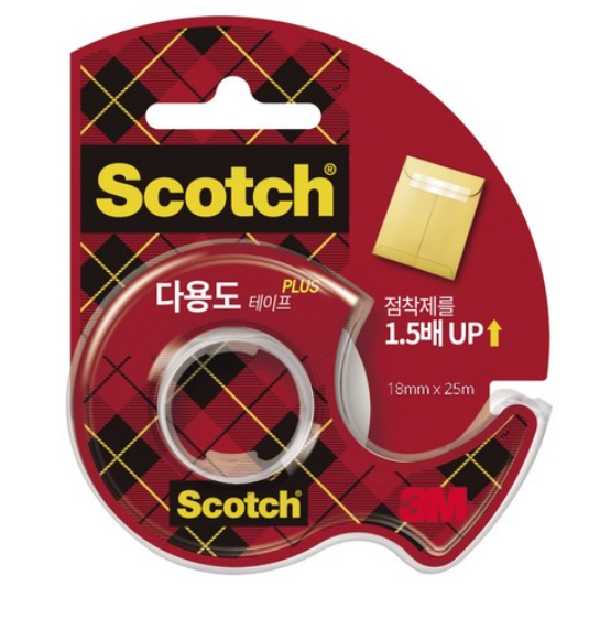 3M 스카치 초강력 다용도 테이프 SH1825D (18mmx25M) - 상품 이미지