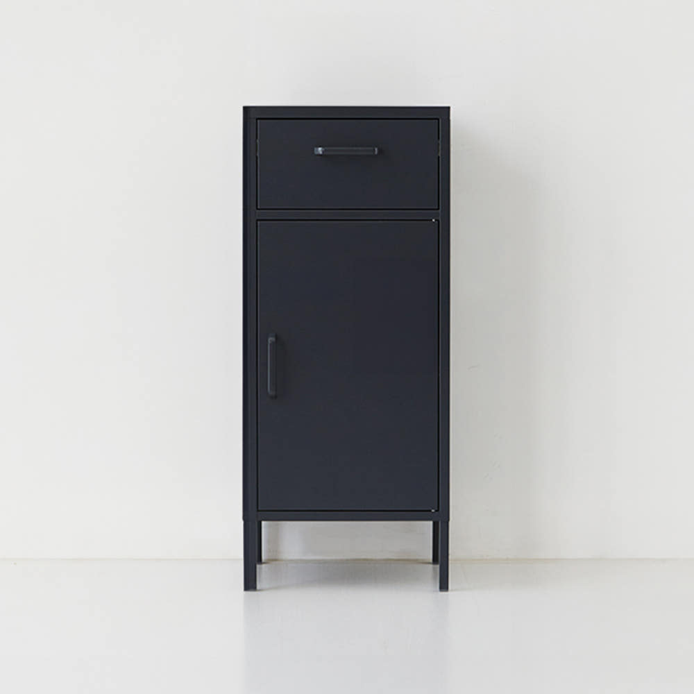 MKB 캐비넷 모던 서랍문 수납장 4251015 425x400x1015mm, 2단, 다크그레이 3739.6525 - 상품 이미지