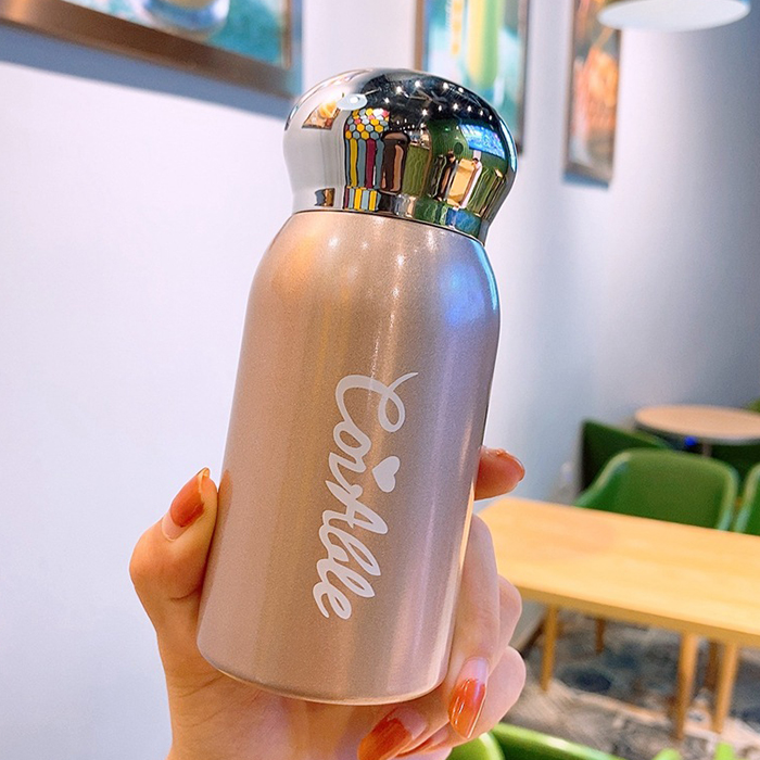 늘조은생활 미니 텀블러 보온병 보온보냉 가벼운 작은 텀블러 180ml - 상세 이미지 3