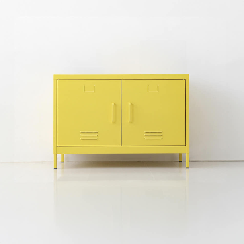 MKB 캐비넷 2문 TV스탠드 913640 913x455x640mm, 옐로우 9887.6453