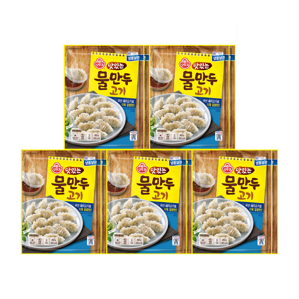오뚜기 맛있는 물만두 450g 10개 - 상품 이미지