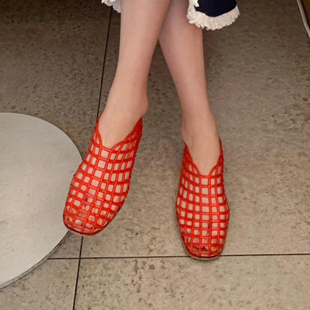 페라티 젤리 플랫 슈즈