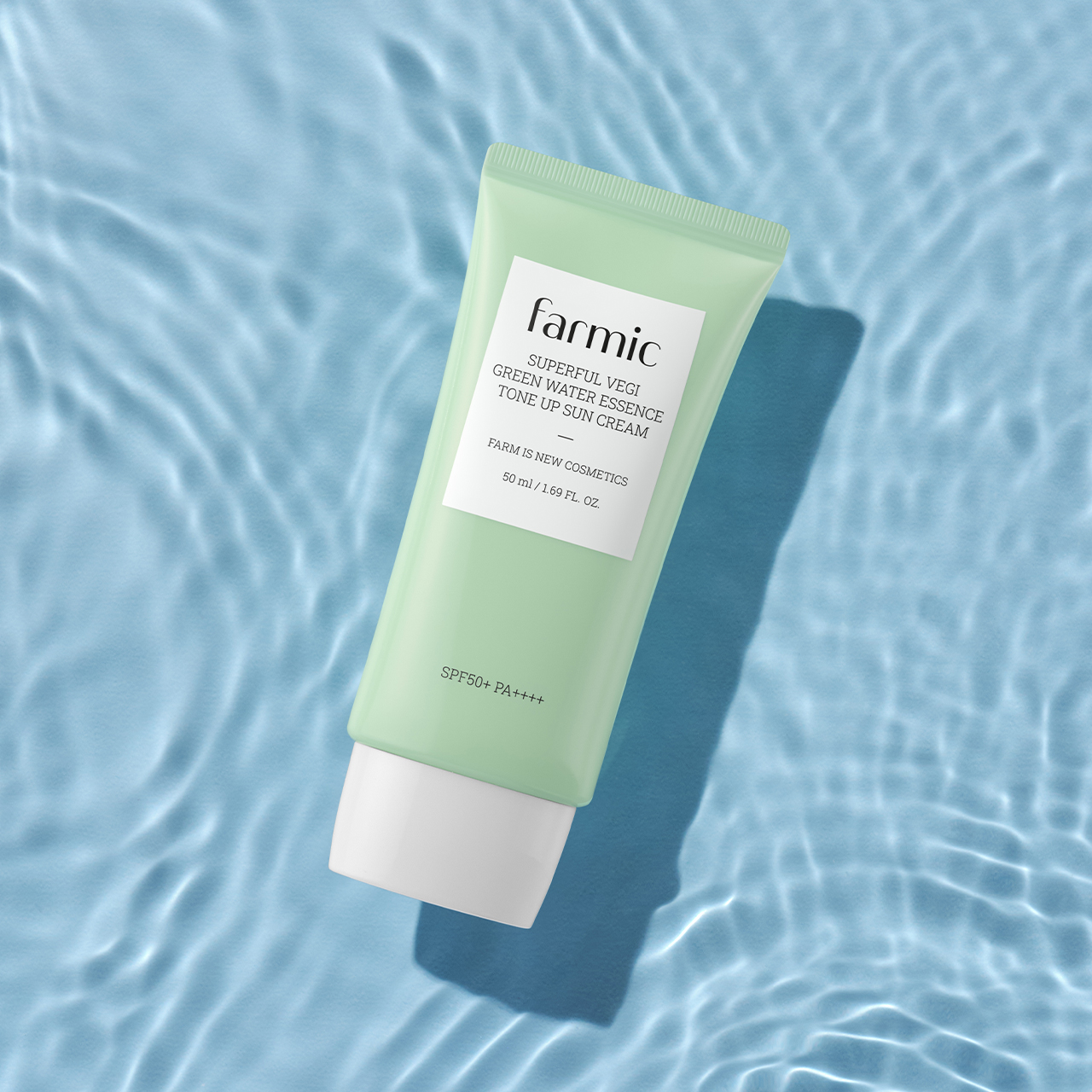 [파믹] 슈퍼풀 베지 그린 워터 에센스 톤업 선크림 50ml SPF50+ - 상세 이미지 3