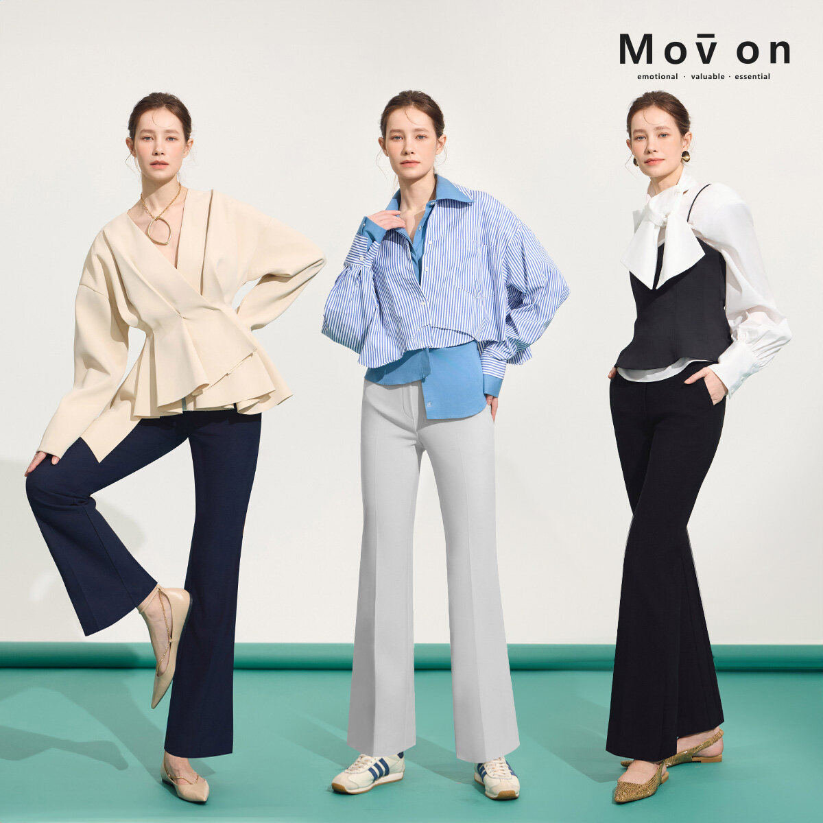 모브온 NEW 짱짱 팬츠 3종 (25여름 ver) - 상품 이미지