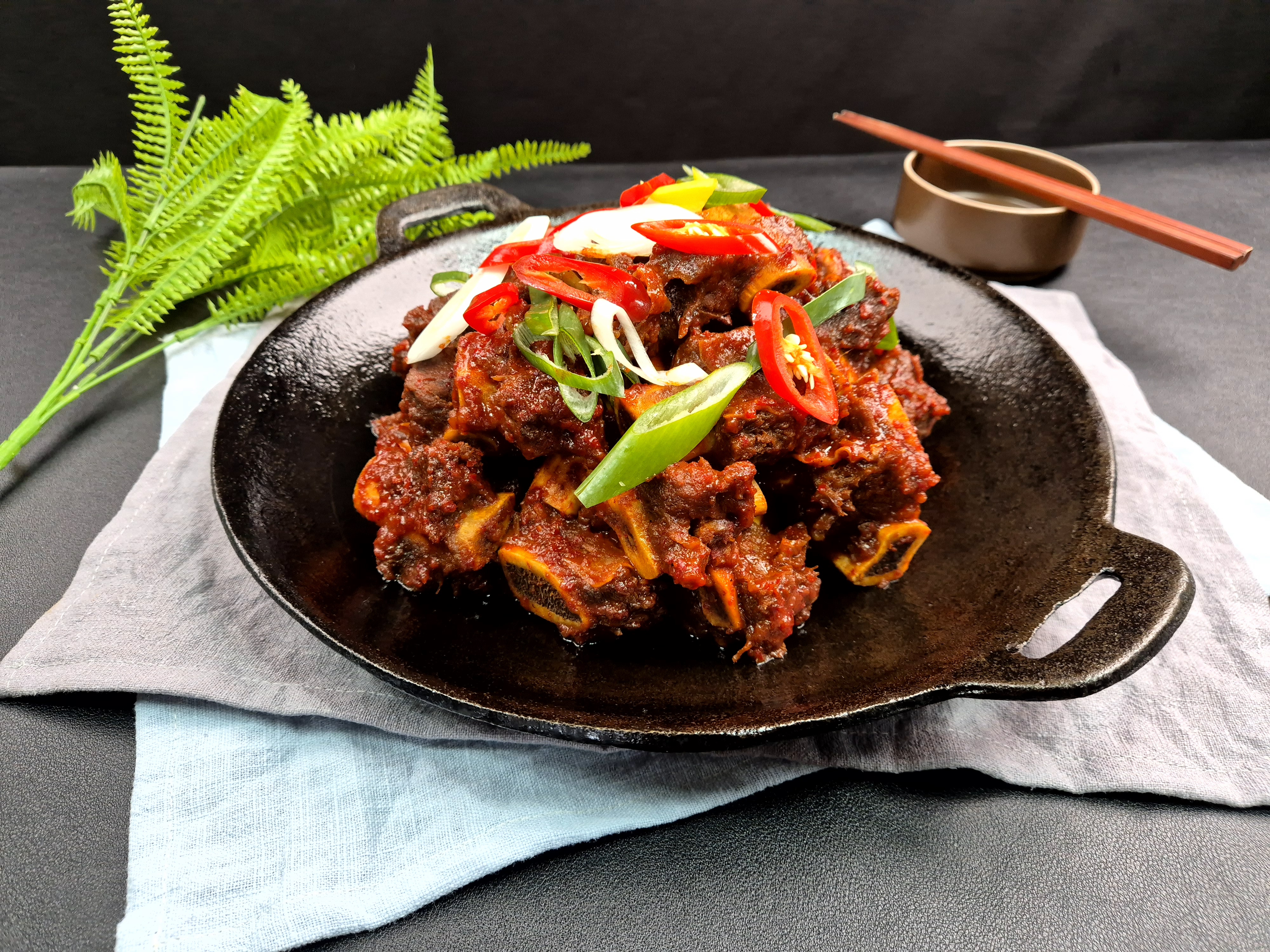 막내연호 매운갈비찜1.1kg 캠핑 밀키트 집들이용 - 메인 이미지