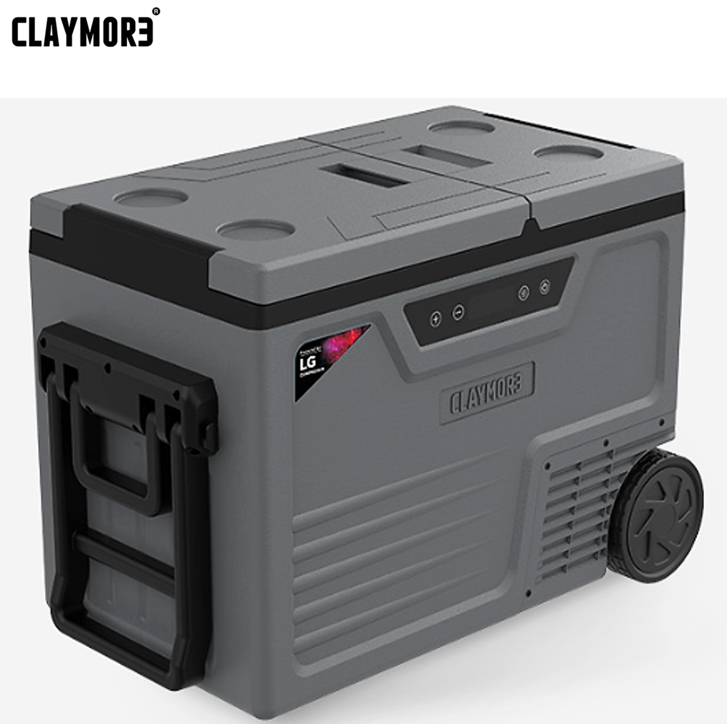 크레모아 프리지 2 냉장고 냉동고 캠핑 차량용 휴대용 55L, 다크그레이