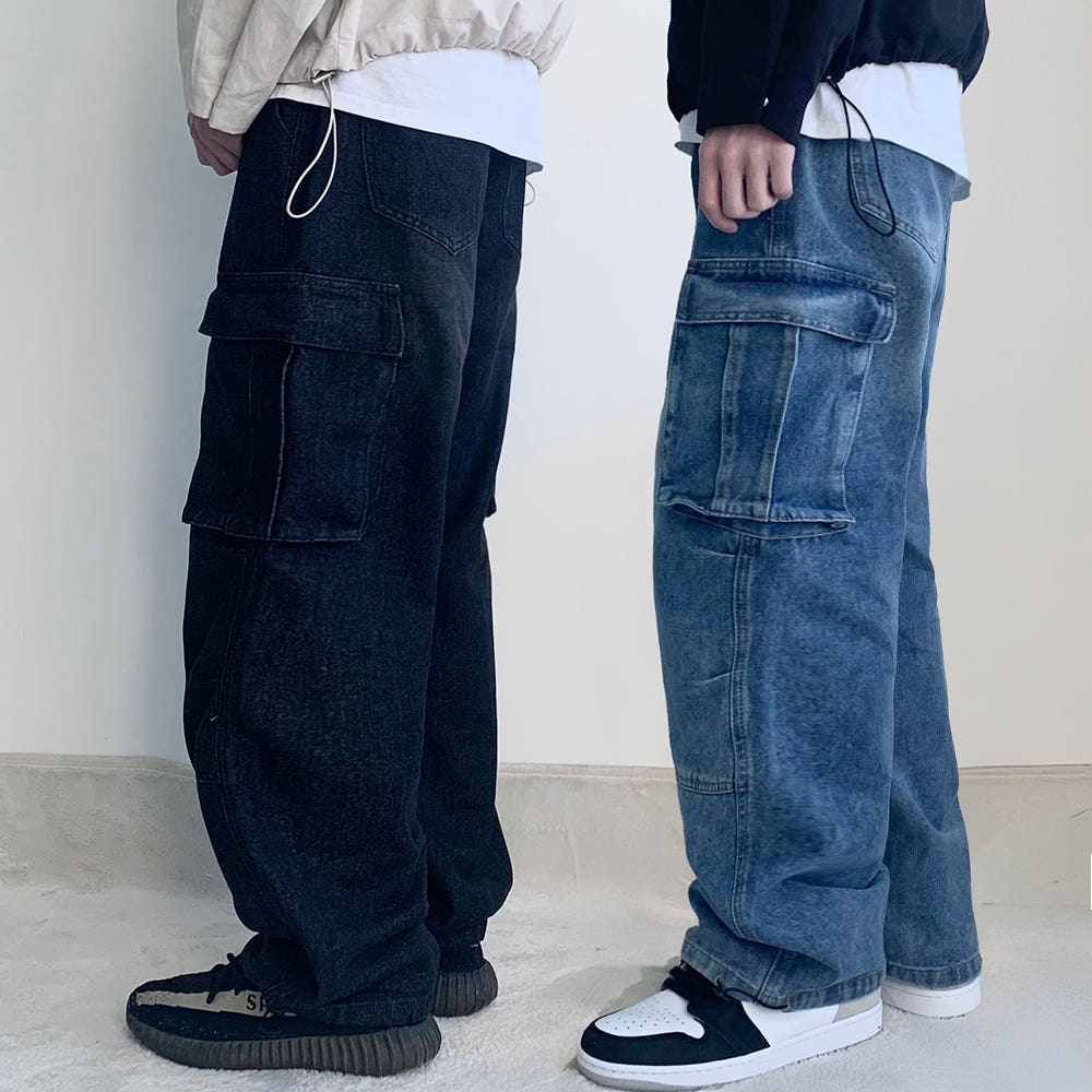 남자와이드청바지 남자카고청바지 통청바지 가격 비교 아워핸드 남자와이드청바지 남자카고청바지 통청바지