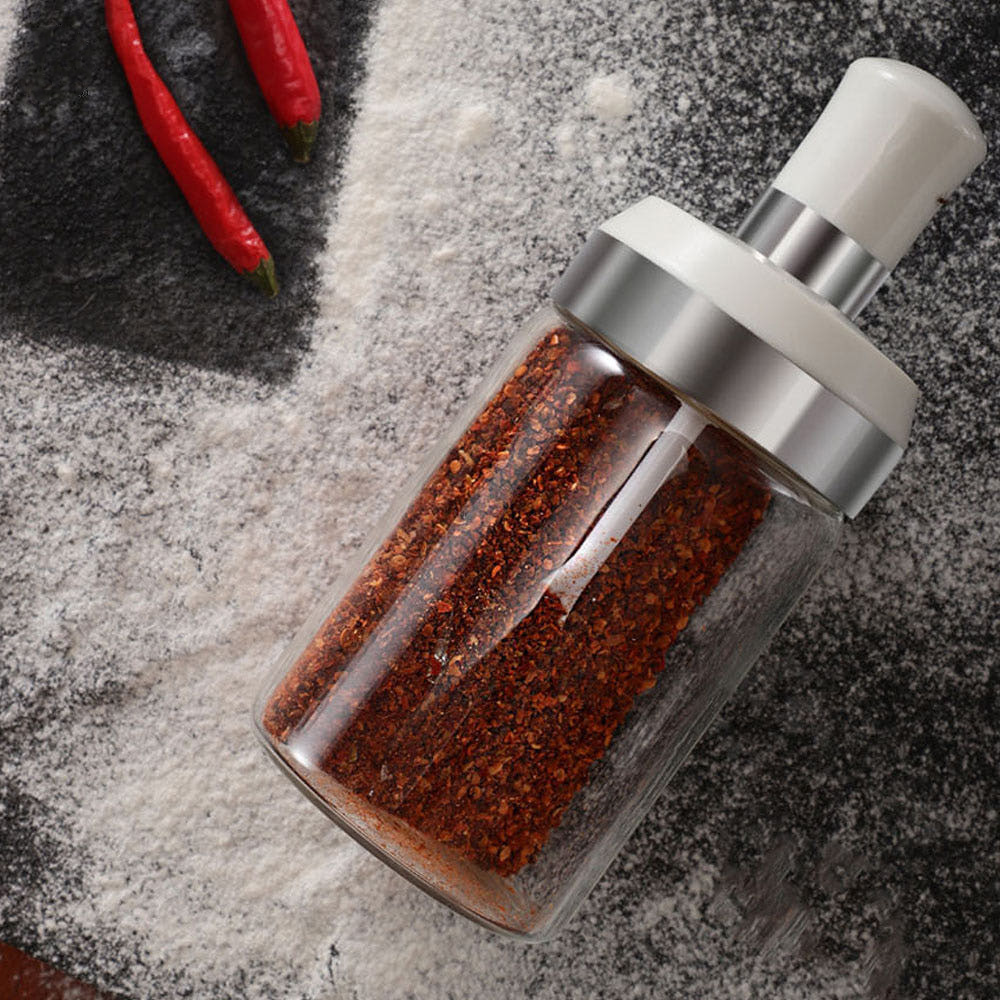유리 스푼 양념통 설탕 고추가루 조미료통 소금통 250ml - 상세 이미지 5