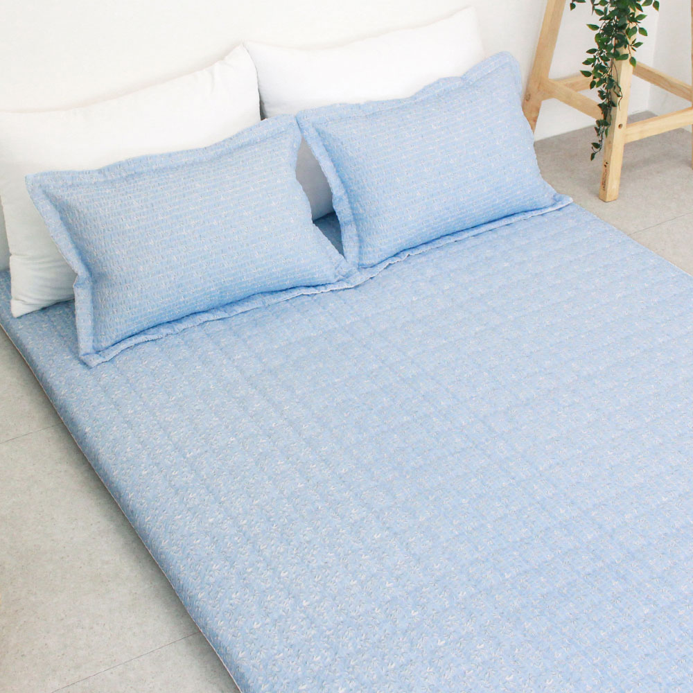 아르떼베딩 미끄럼방지 시어서커 시원한 여름 요커버 (요솜없음) 허브 5/8cm 공용