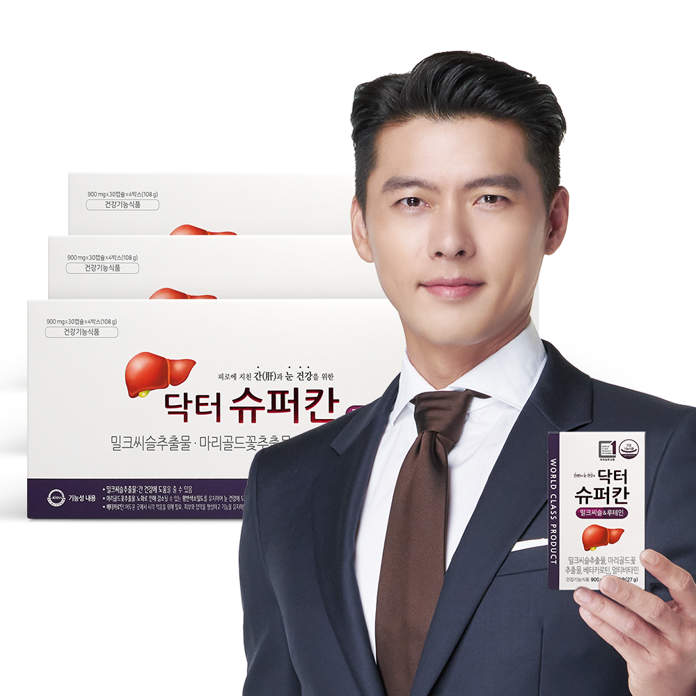 닥터슈퍼칸 밀크씨슬&루테인 12박스(12개월분) 실리마린 선물세트