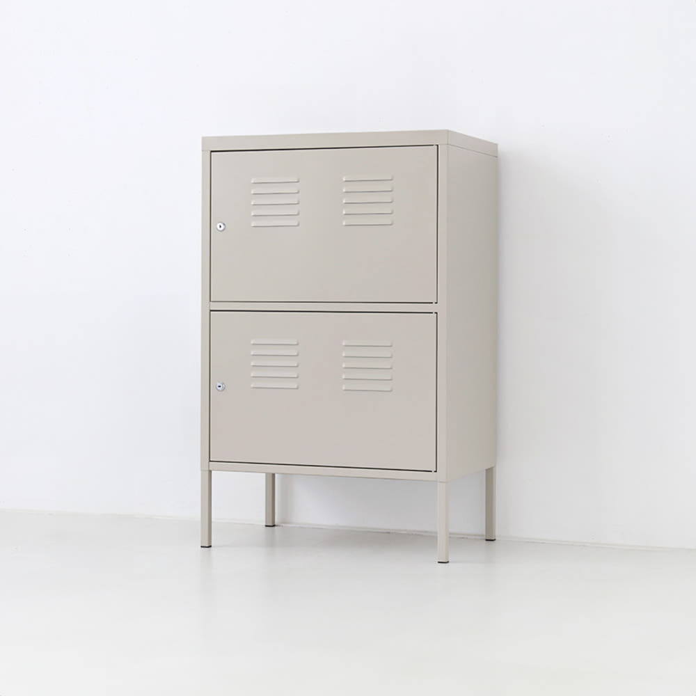 MKB 캐비넷 세로 2칸 수납장 600950 600x400x955mm, 2단, 매트레드 8816.5661 - 상세 이미지 3