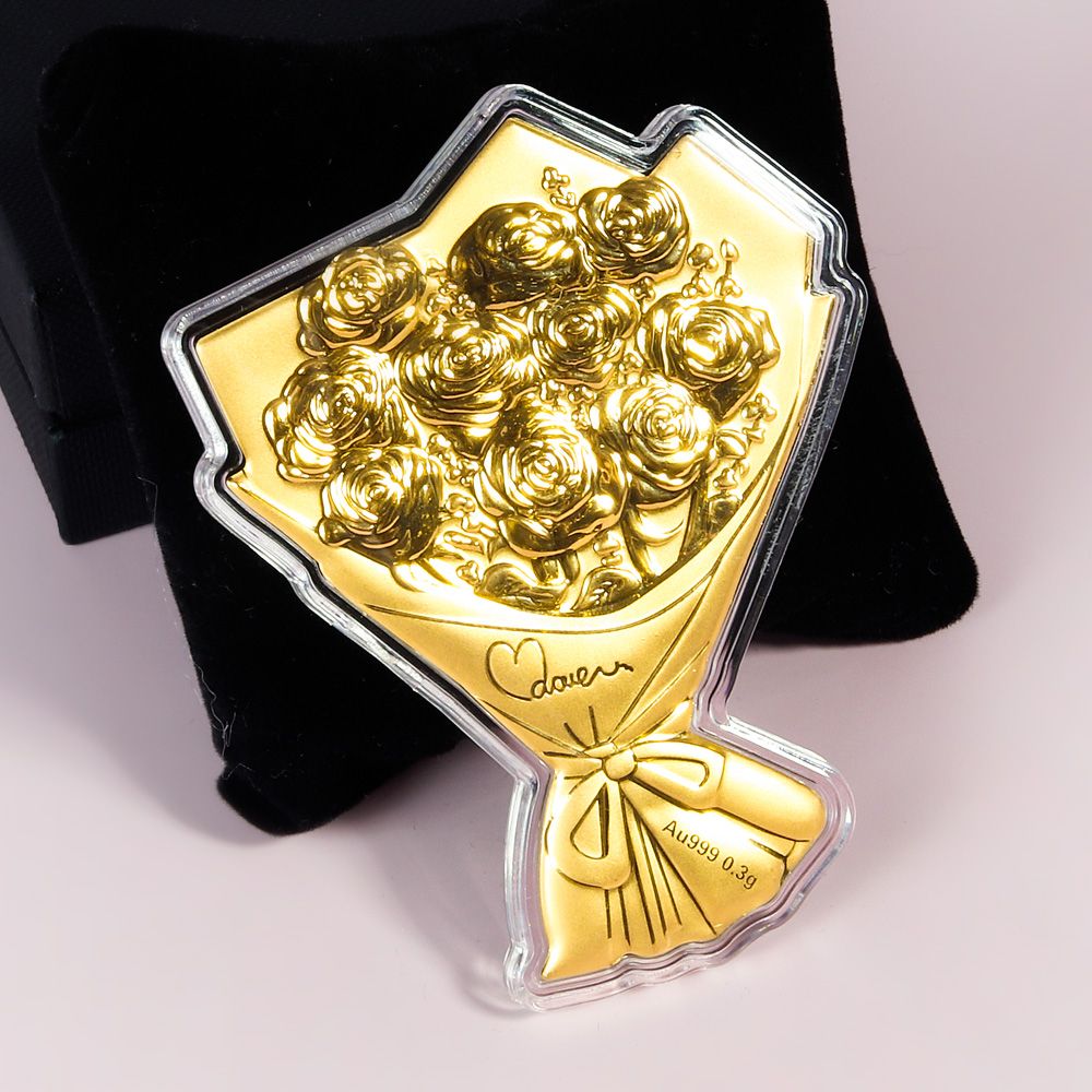 24K 순금 꽃다발 코인 어버이날 부모님 선물 골드바 결혼 기념일 금테크