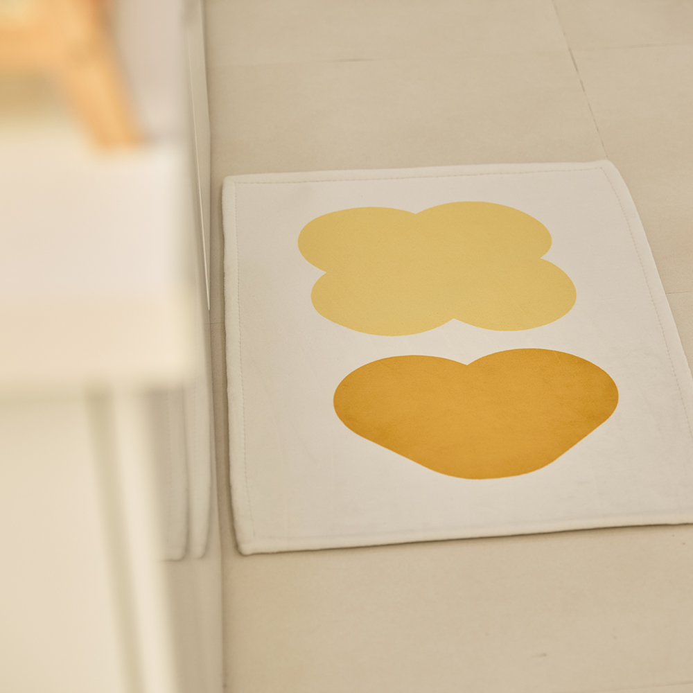 호이데코 모티프 미니러그 방수 먼지없는 워셔블 아이방 소형 카페트 50x70