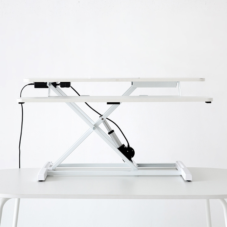 스마트리프트 전동 높이조절 모션데스크 910 910mm, 화이트 2939.7245