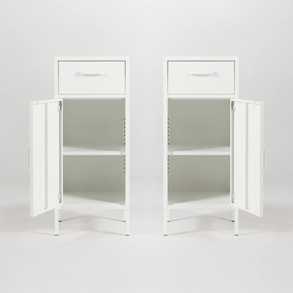 MKB 캐비넷 모던 서랍문 수납장 4251015 425x400x1015mm, 2단, 라이트그레이 1488.8259 - 상세 이미지 5
