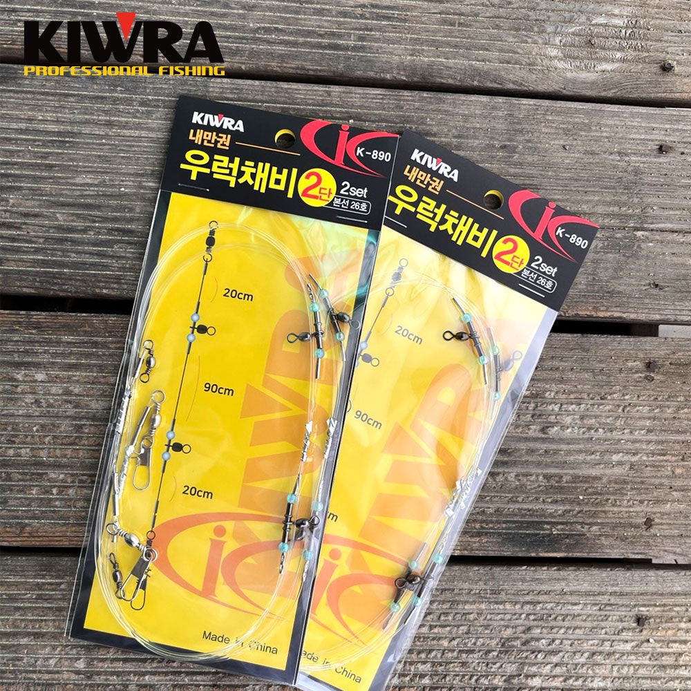 키우라 내만권 우럭 갈치텐빈 2단 채비 돌돔 덜덜이 채비 어초 침선 K-890 - 메인 이미지