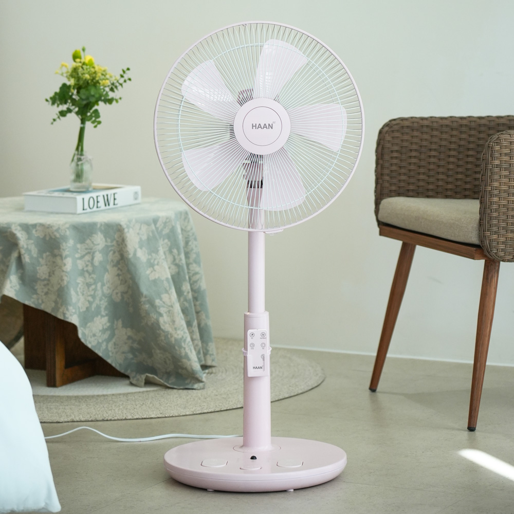 한경희 초미세풍 발터치 리모컨 선풍기 HAAN-HDC230 라이트핑크 이미지 8