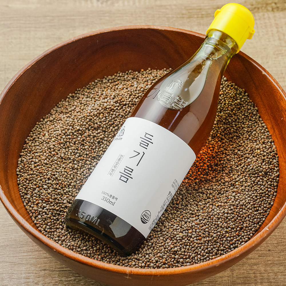 김씨언니마켓 저온압착 참기름+들기름 세트 350ml, 2개 이미지 7