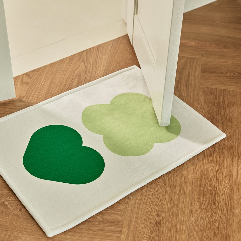 호이데코 모티프 미니러그 방수 먼지없는 워셔블 아이방 소형 카페트 50x70