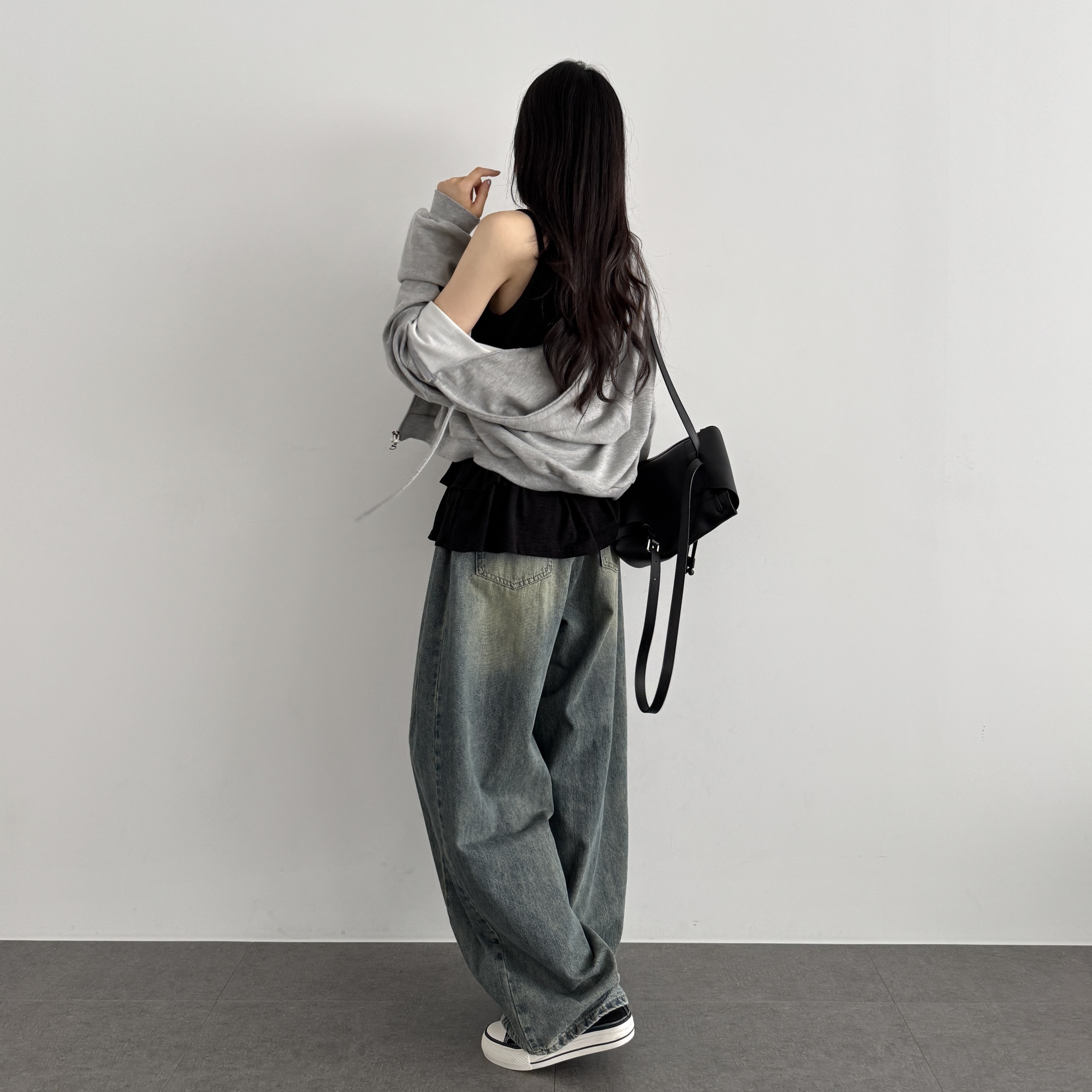 캉캉 레이어드 여름원피스 쉬폰 뷔스티에 여성원피스 미니, 블랙, FREE(One size) - 상세 이미지 5