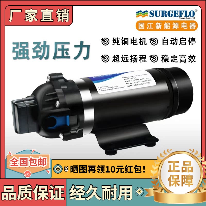 다이어프램 고압펌프 스프레이 워터 선박 부스터 가압 DP-160S 110V 패키지 1개 - 상세 이미지 2