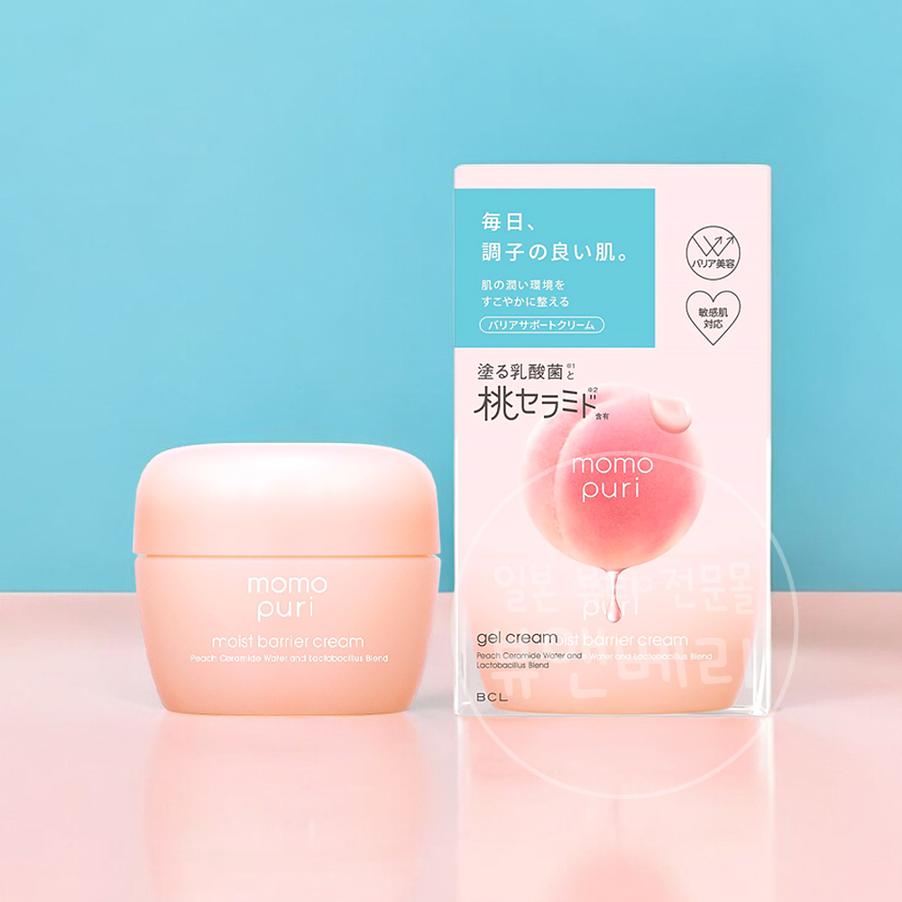 모모푸리 수분 배리어 크림 80g - 메인 이미지