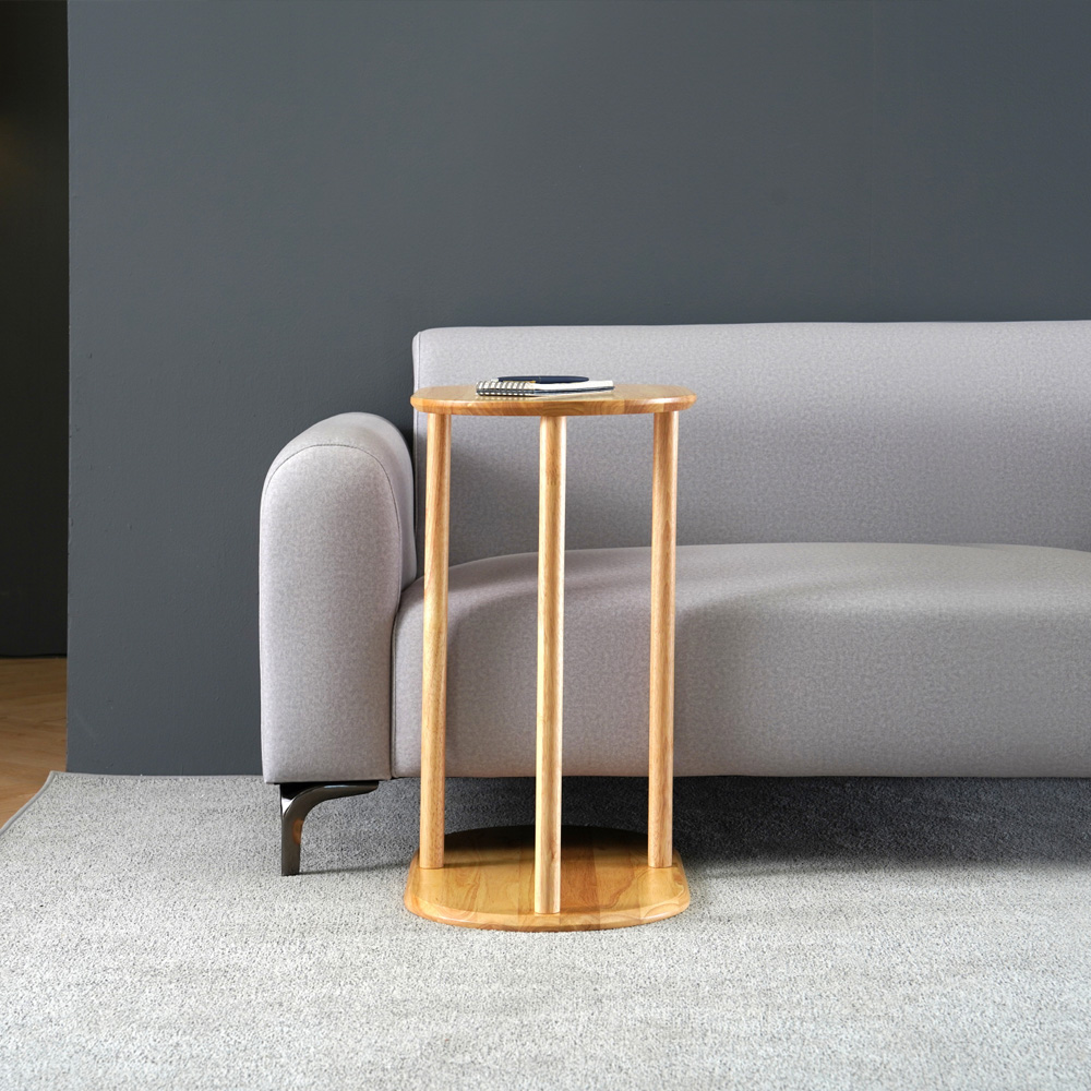 원목 거실 쇼파 사이드 테이블 내추럴