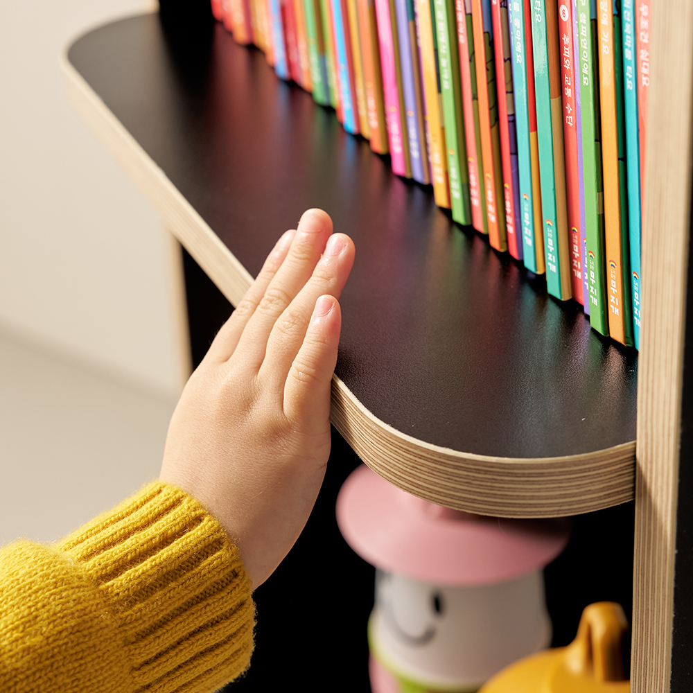 리언 유아 키즈 아이 아기 회전 책장