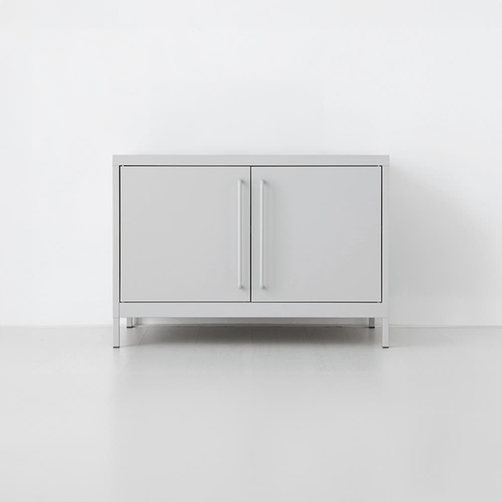 피도르 캐비넷 수납장 913640 913x455x640mm, 2단, 라이트그레이 3877.2925 - 메인 이미지