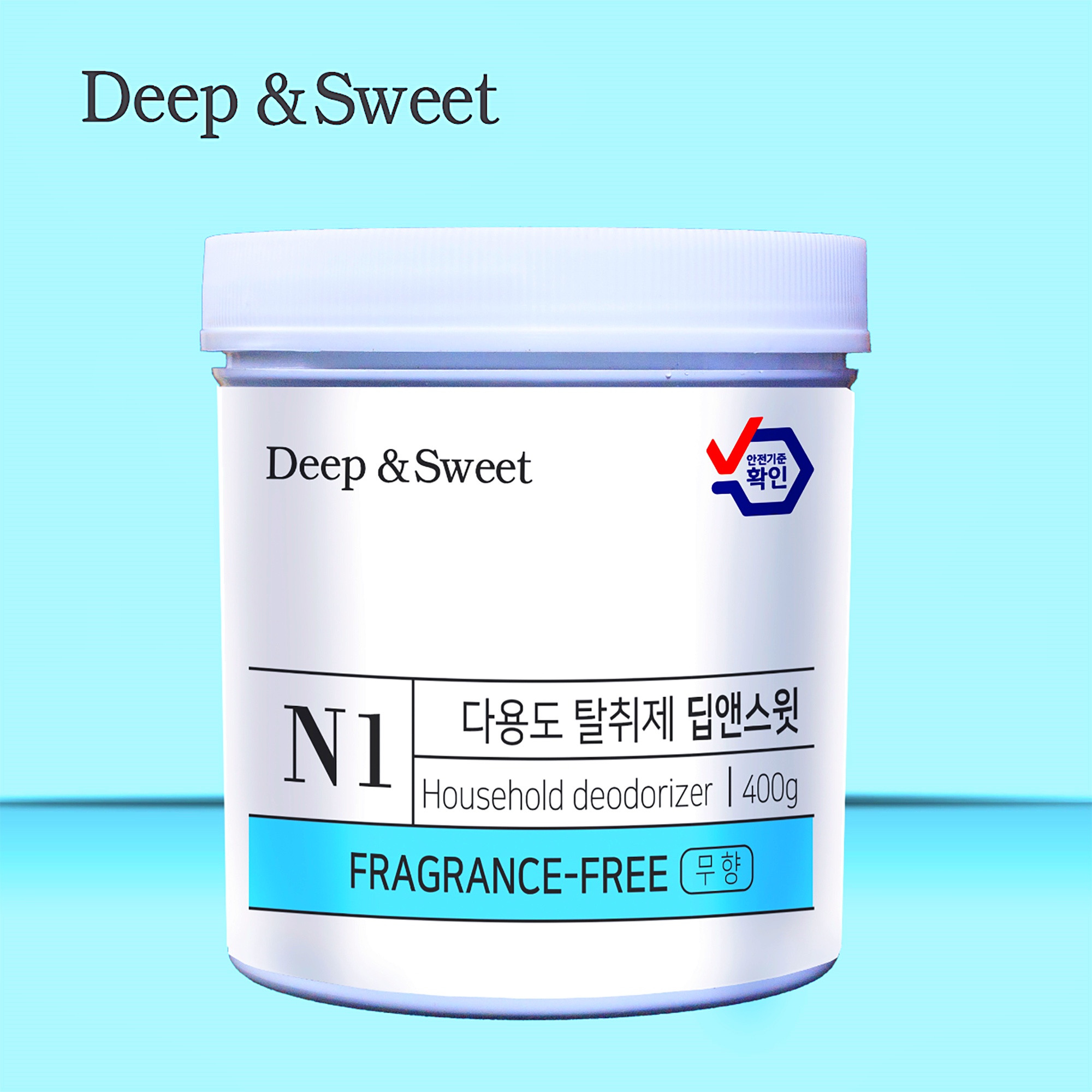 딥앤스윗 방탈취제 화장실 탈취제 담배 홀애비 냄새제거 실내 고체 클린코튼향,3개 - 상세 이미지 5