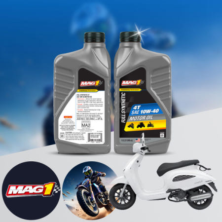 [자체제작]베스비 클래식 바이크 전용 4T MAG1 10W40 100% 합성엔진오일 1L 1병