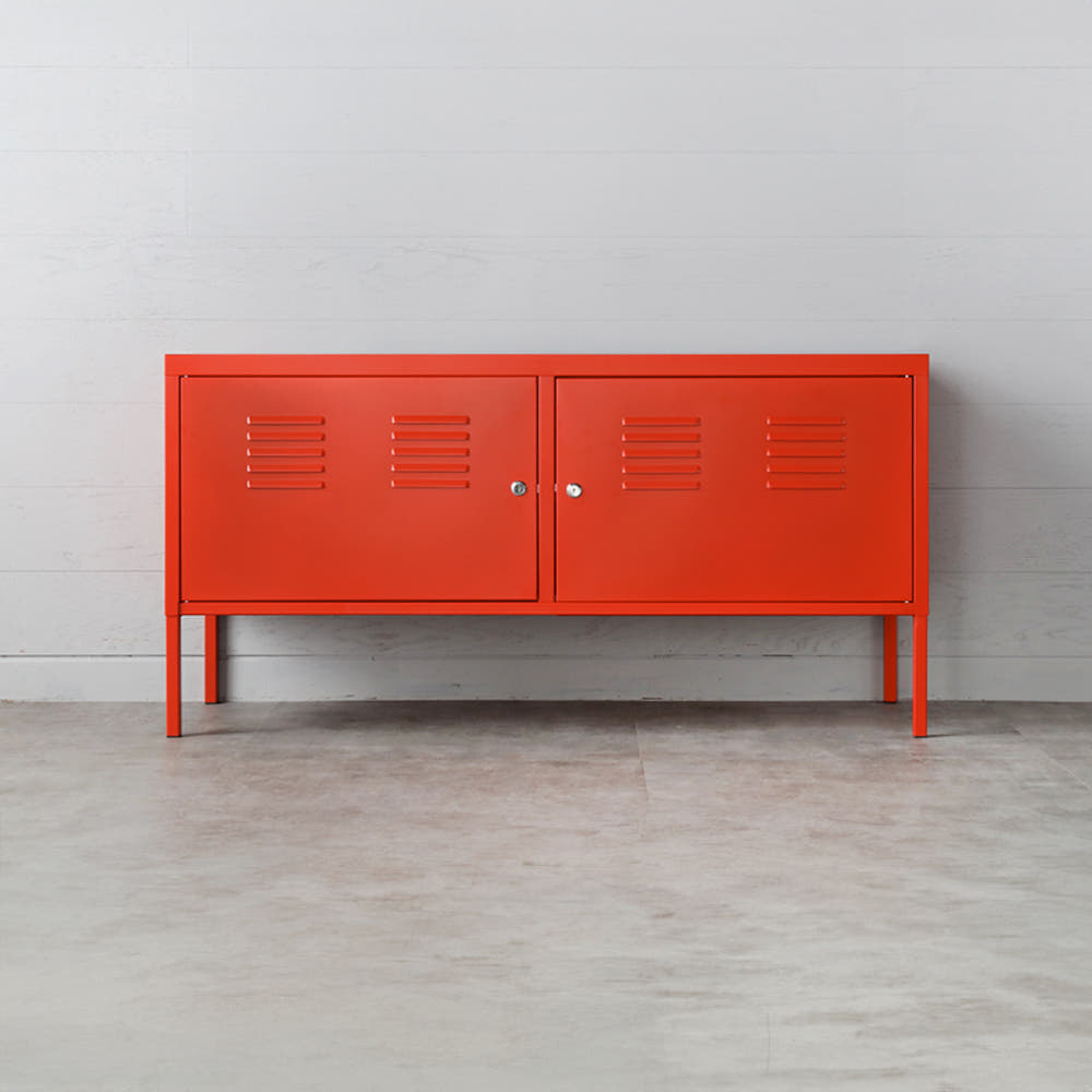 MKB 캐비넷 가로 2칸 TV스탠드 1180x400x600mm, 매트레드 1467.7468