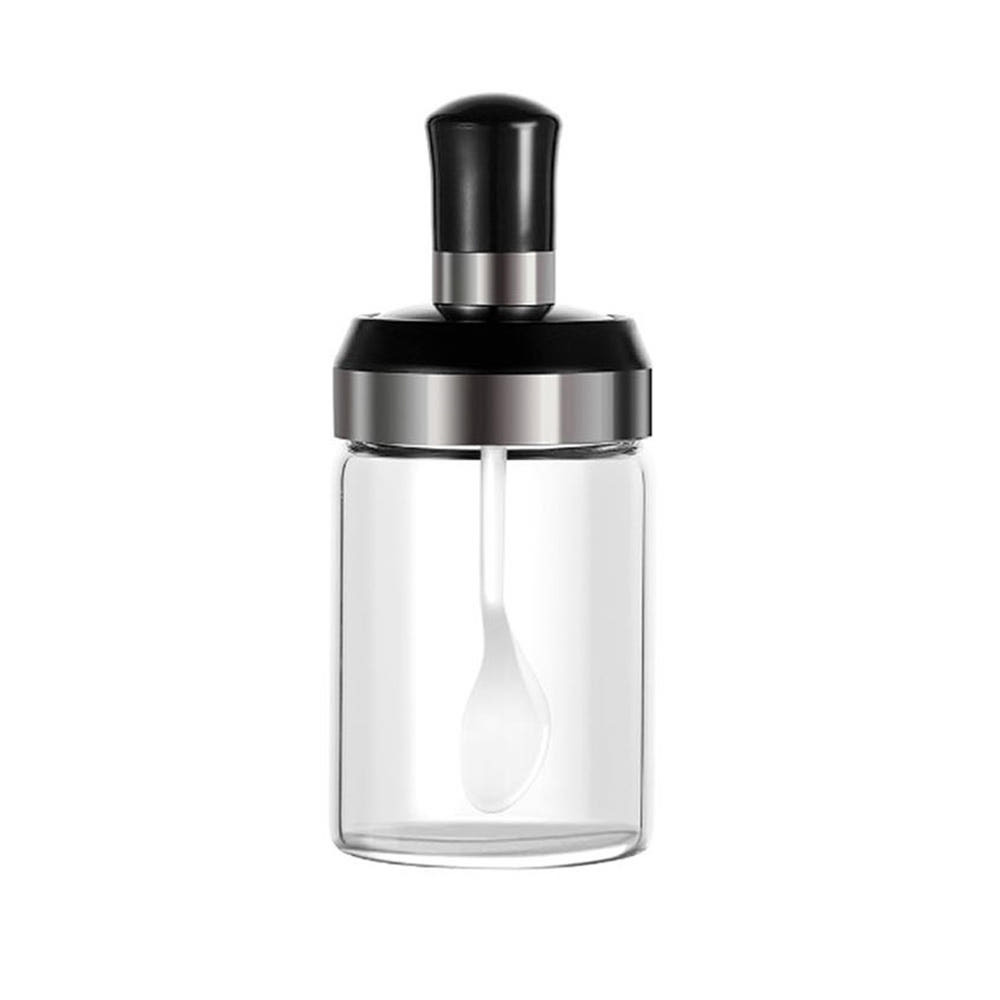 유리 스푼 양념통 설탕 고추가루 조미료통 소금통 250ml - 상세 이미지 2