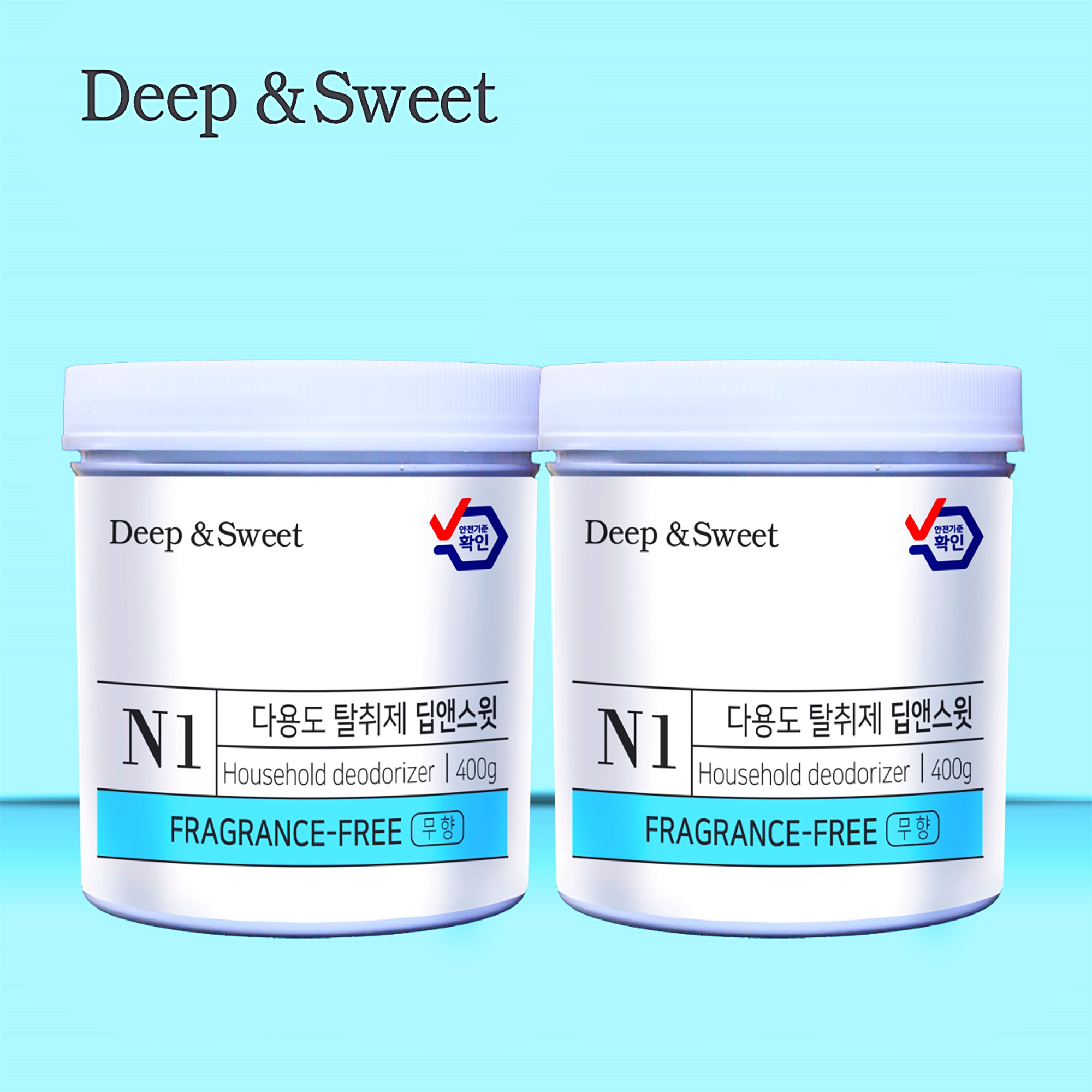 딥앤스윗 탈취제 실내 방 화장실 탈취제 담배 홀애비 냄새제거 고체 라벤더향, 1세트 이미지 6