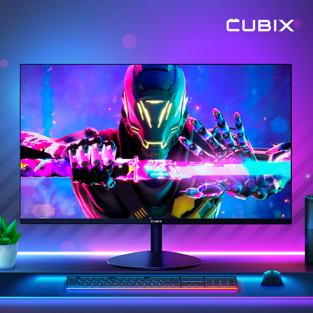 큐빅스 IPS패널 60.5cm(24인치) FHD 100Hz 시력보호 컴퓨터 모니터 CX240F100 - 상품 이미지