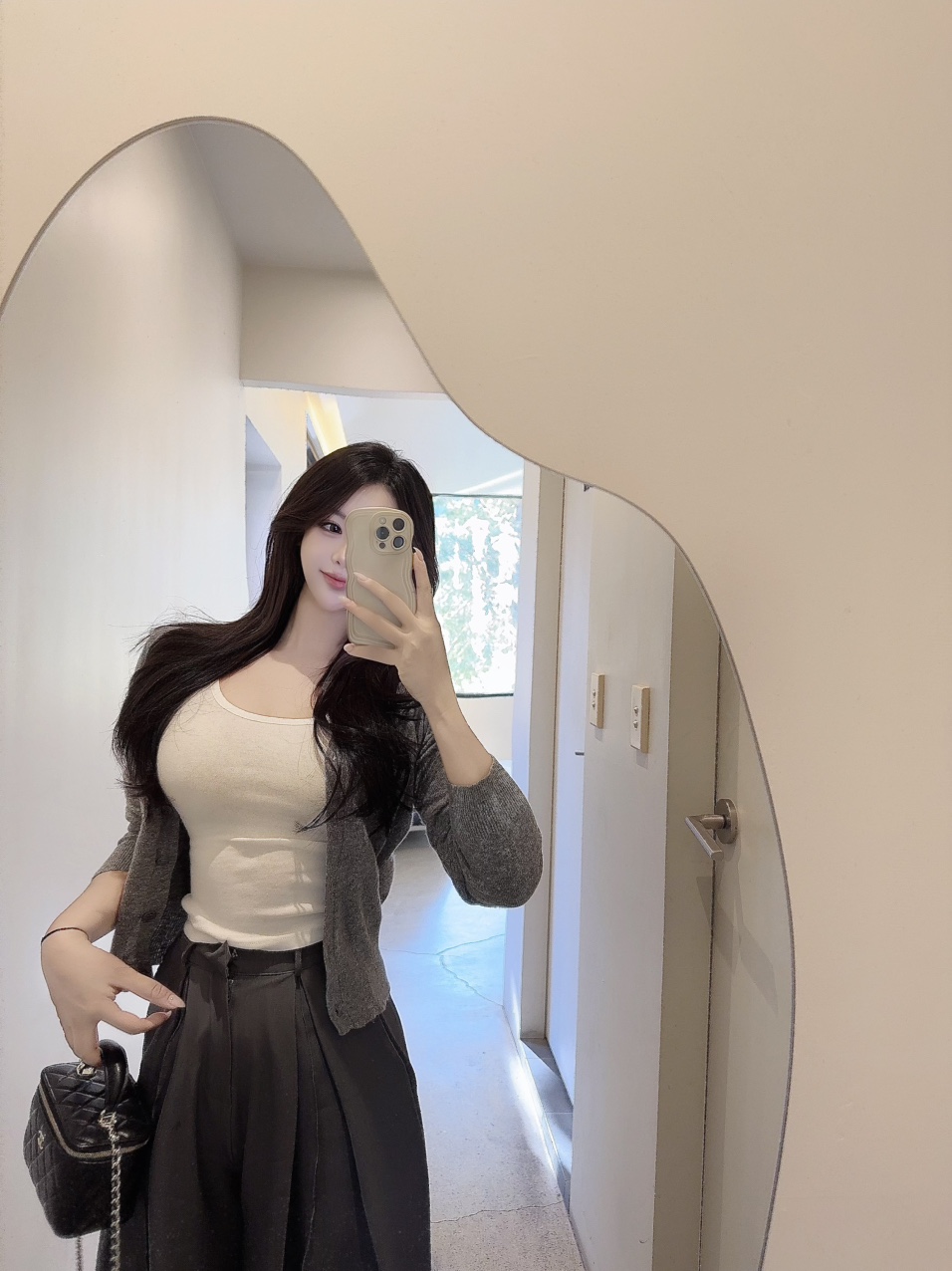 [꾸안꾸/기획가🤍]모노디 캐시미어 브이넥 기본 가디건 (5color) 상세 이미지 11