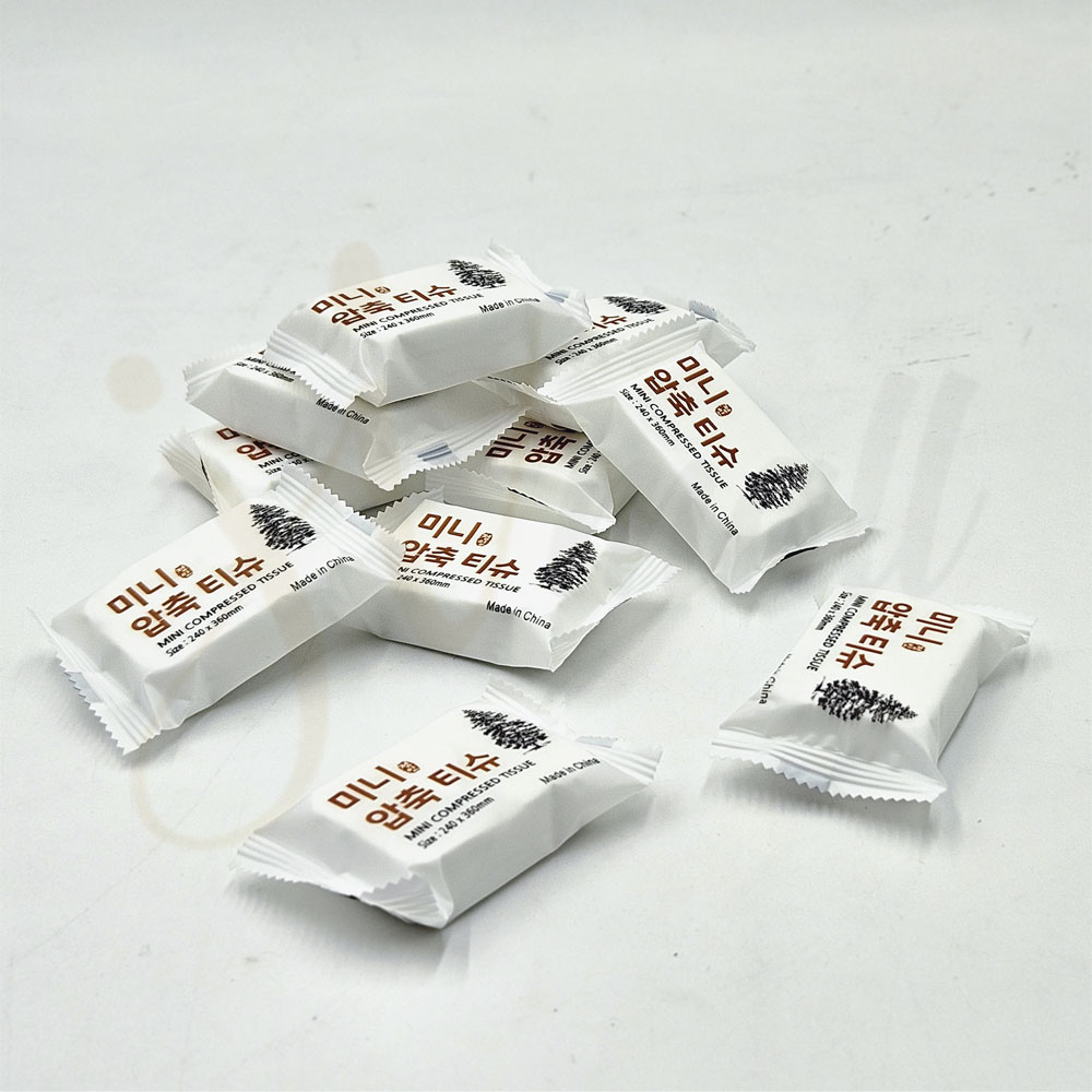 정인 압축티슈 개별포장 휴대용 일회용 동전 코인 티슈 낱개