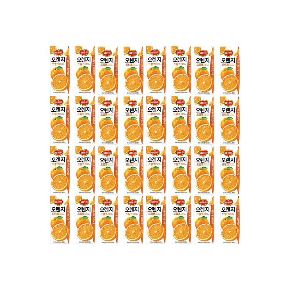 델몬트 드링크팩 오랜지190ml 32개 과일쥬스 특가할인 - 상품 이미지