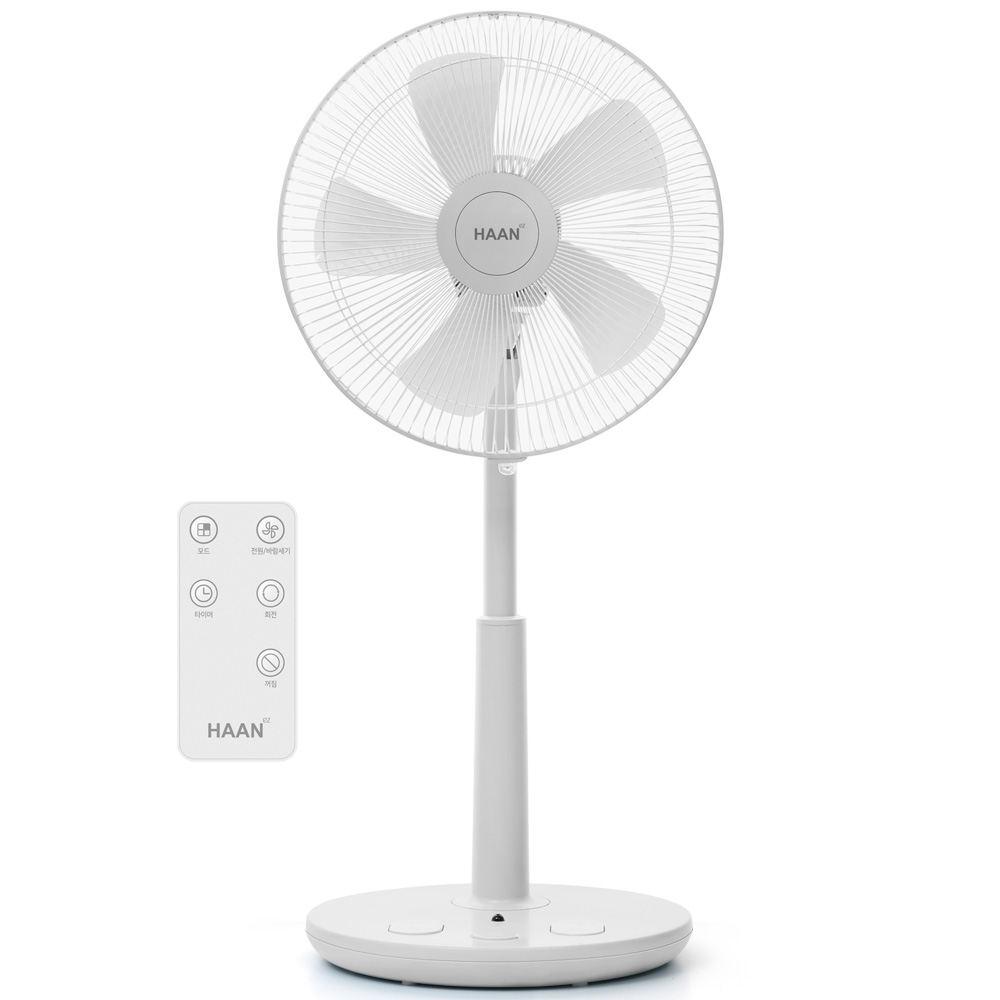 한경희 초미세풍 발터치 리모컨 선풍기 HAAN-HDC230 라이트그레이 제품 이미지