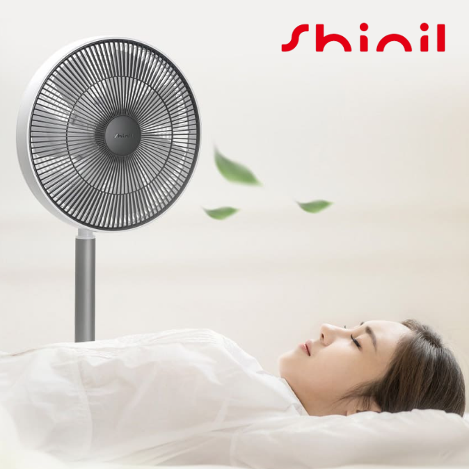 BLDC 저소음 선풍기 거실 카페 360도 키높이 사무실용선풍기 - 메인 이미지