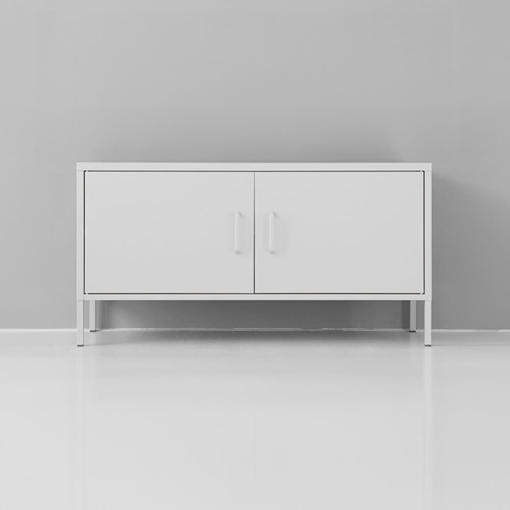 MKB 캐비넷 가로양문 TV스탠드 1150x400x595mm, 라이트그레이 2122.1678