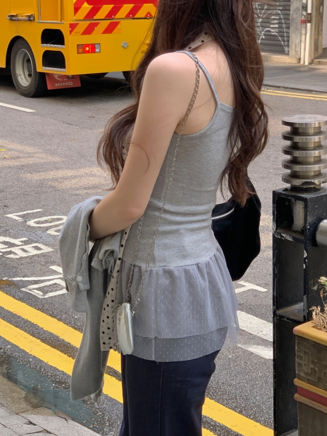 💕URBANE MADE💕 큐피드 펀칭 크롭 아일렛 가디건 세트 (3c) 상세 이미지 208