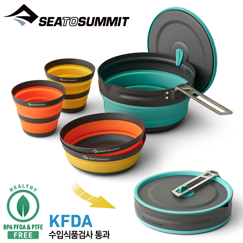 씨투써밋 프론티어 팟 접이식 코펠 세트 캠핑 3종 5개 백패킹 냄비