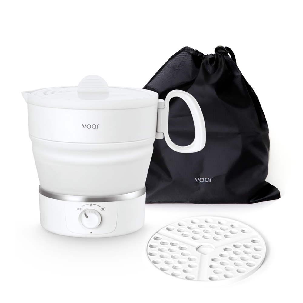 보아르 폴더블 휴대용 전기포트 여행용 햇반 접이식 커피 프리볼트 캠핑 분유포트